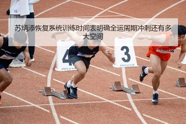 苏炳添恢复系统训练时间表明确全运周期冲刺还有多大空间